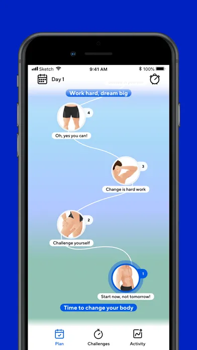 Workout for Men · Fit & Strong سکرین شاٹس