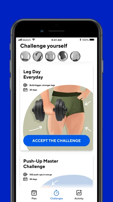Workout for Men · Fit & Strong سکرین شاٹس