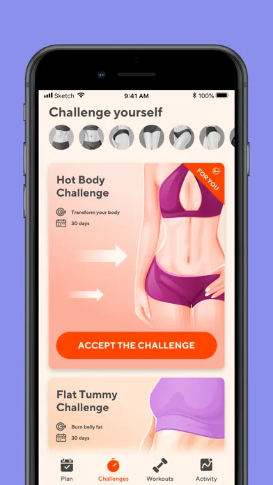 Скриншоты Wall Pilates by Fitter.me