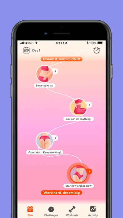 Скриншоты Wall Pilates by Fitter.me