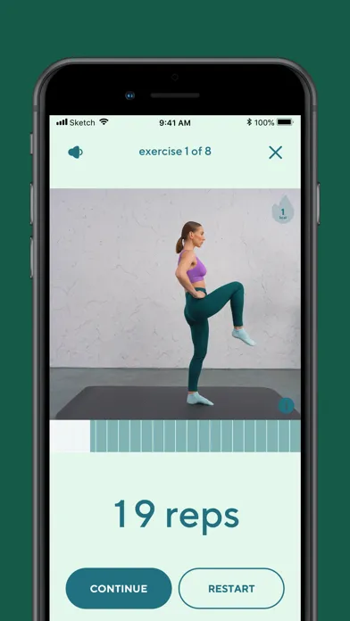 Pilates at Home by I'mprove स्क्रीनशॉट