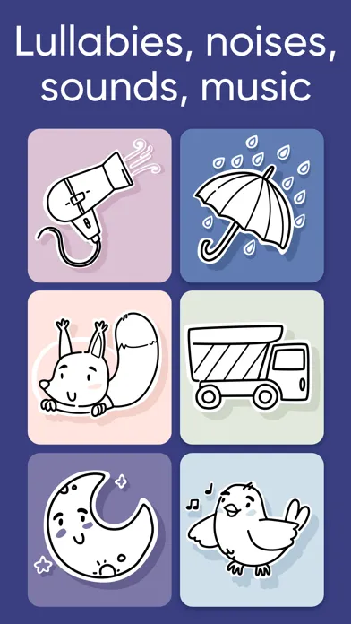 Ảnh chụp màn hình của Baby Sleep Sounds by Sleeepy