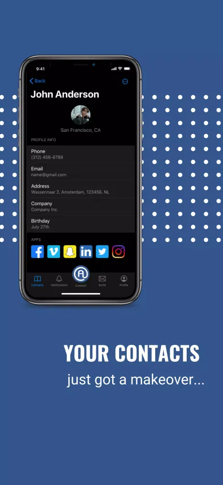 Captures d'écran de Agent Contacts