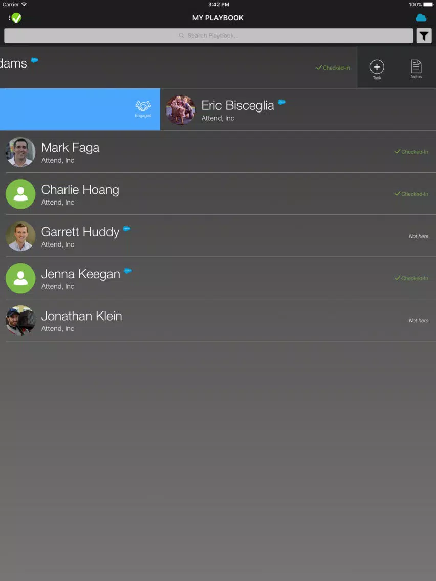 Capturas de pantalla de Attend Mobile App iPad 