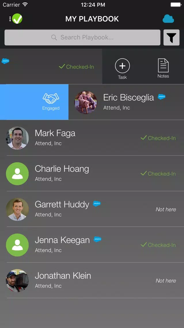 Capturas de pantalla de Attend Mobile App