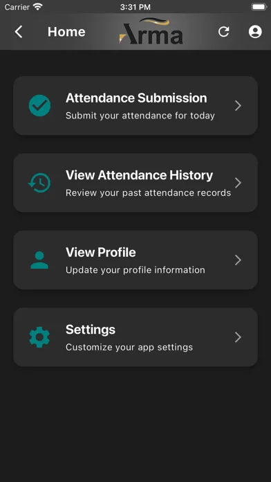 ภาพหน้าจอของ Arma Attendance