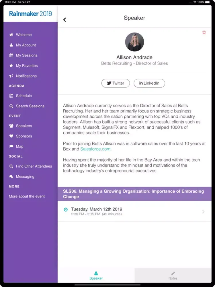 Скриншоты SalesLoft Rainmaker 2019 iPad 