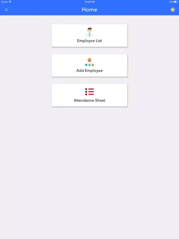 Zrzuty ekranu Attendance Management iPad 
