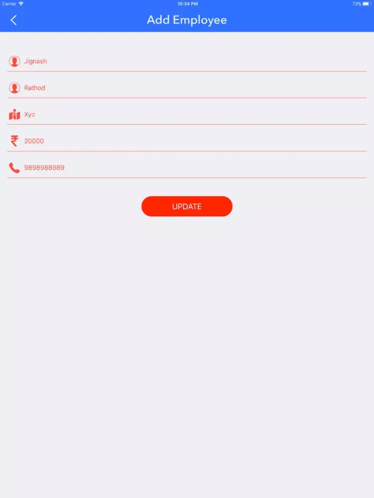 Zrzuty ekranu Attendance Management iPad 
