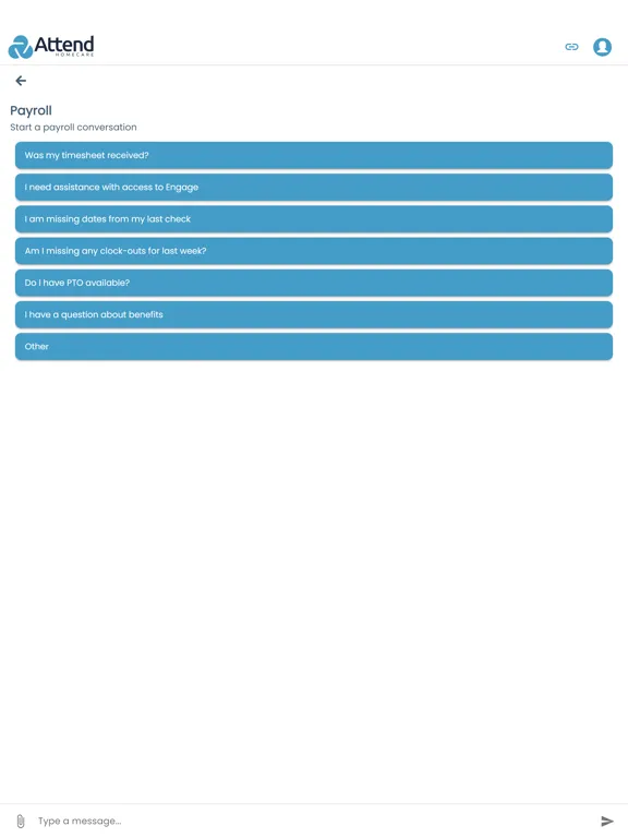 ภาพหน้าจอของ Attend Home Care iPad 