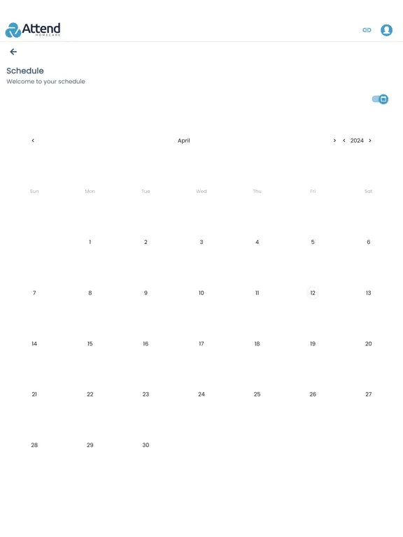 ภาพหน้าจอของ Attend Home Care iPad 