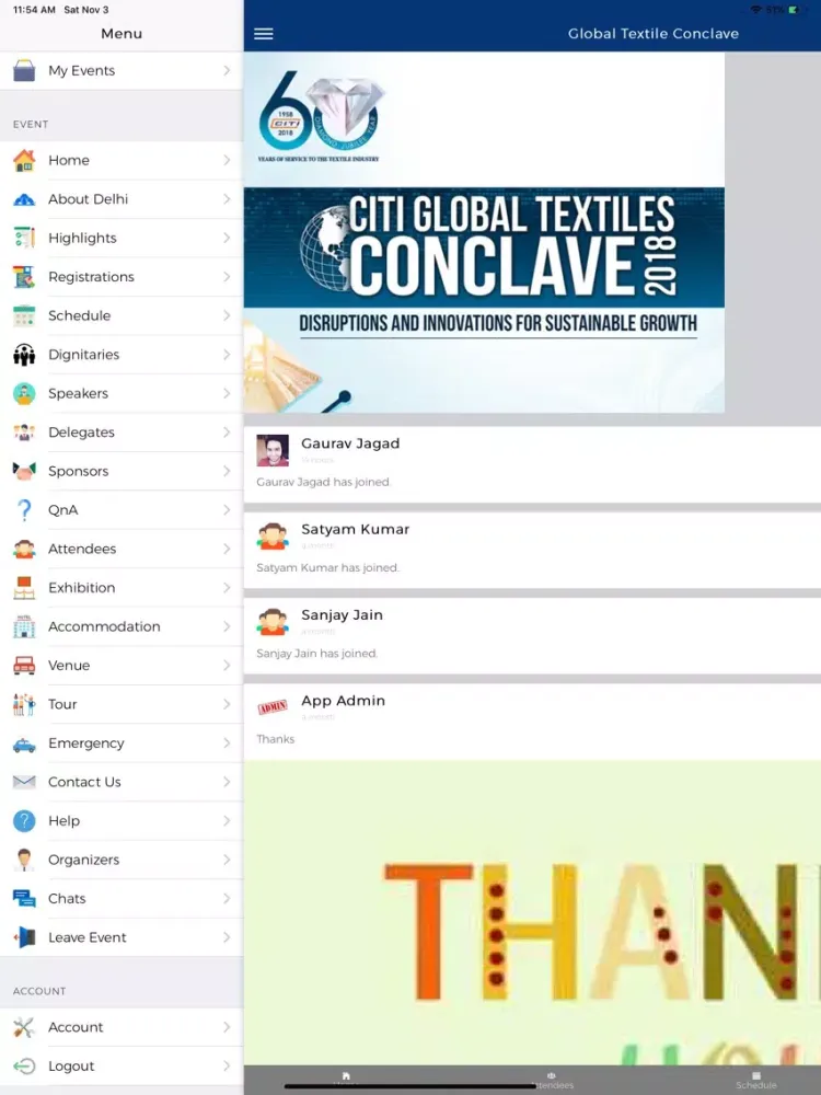 Global Textile Conclave 2018 iPad  Ekran Görüntüleri