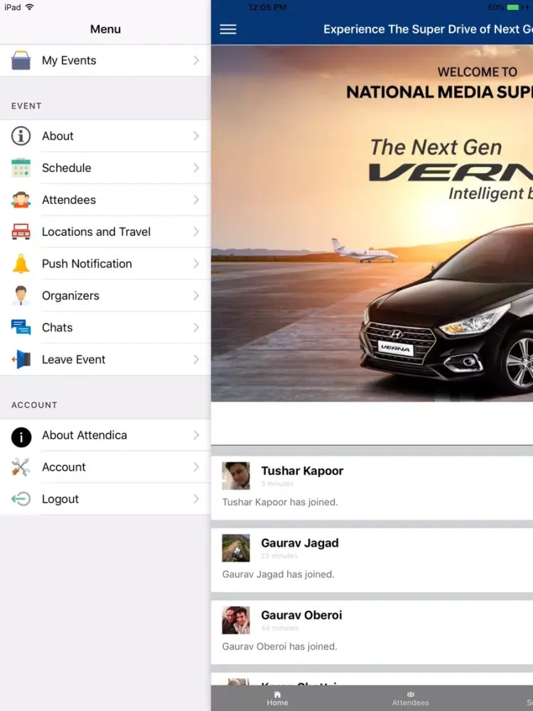 ภาพหน้าจอของ Verna Super Drive iPad 