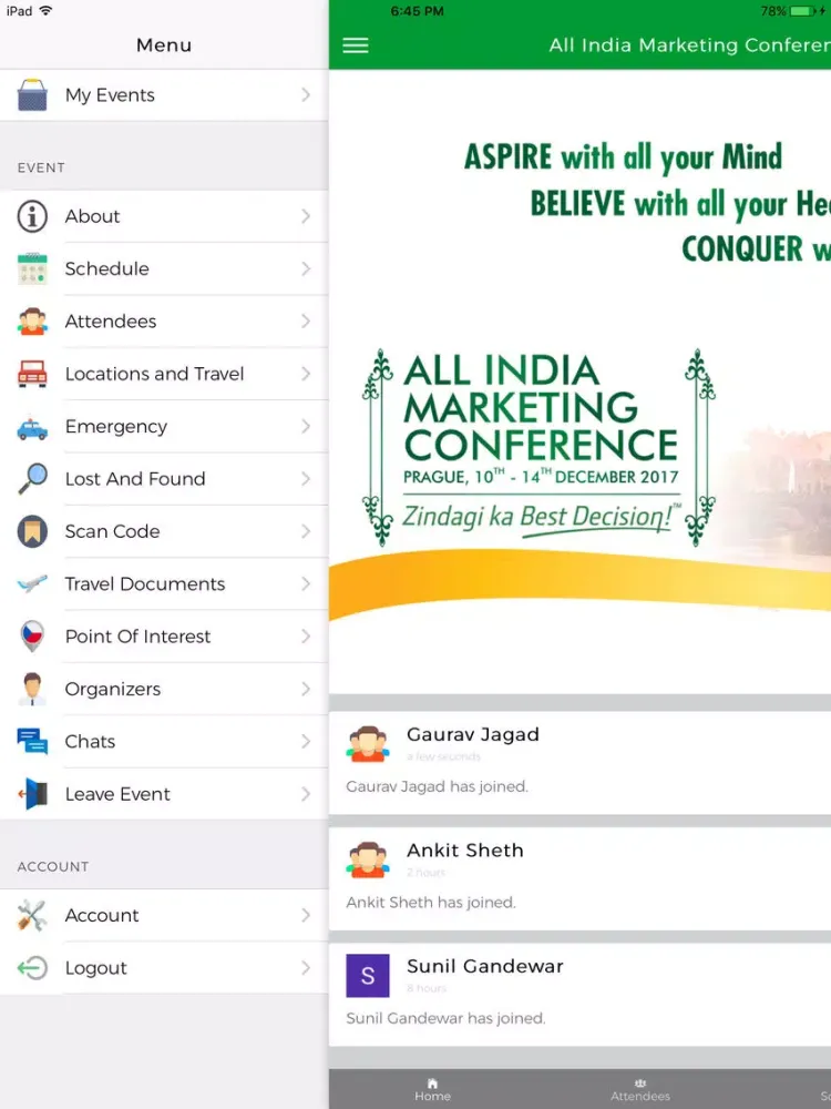 AIMC Prague iPad  স্ক্রিনশট