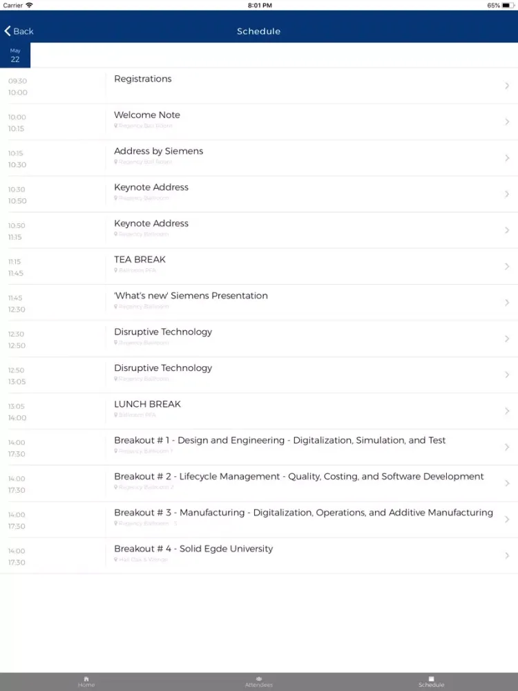 PLM Connection India 2018 iPad 应用截图