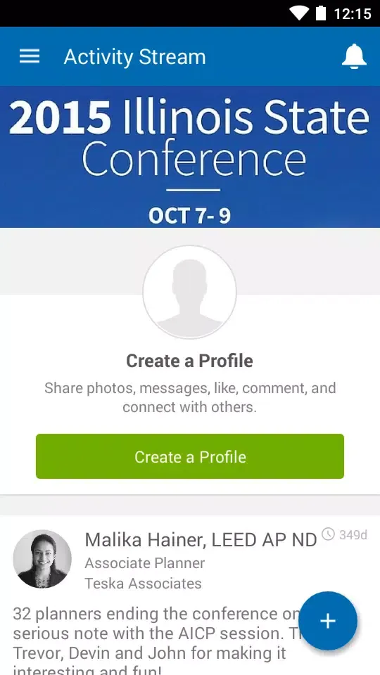 Zrzuty ekranu 2015 APA IL State Conference