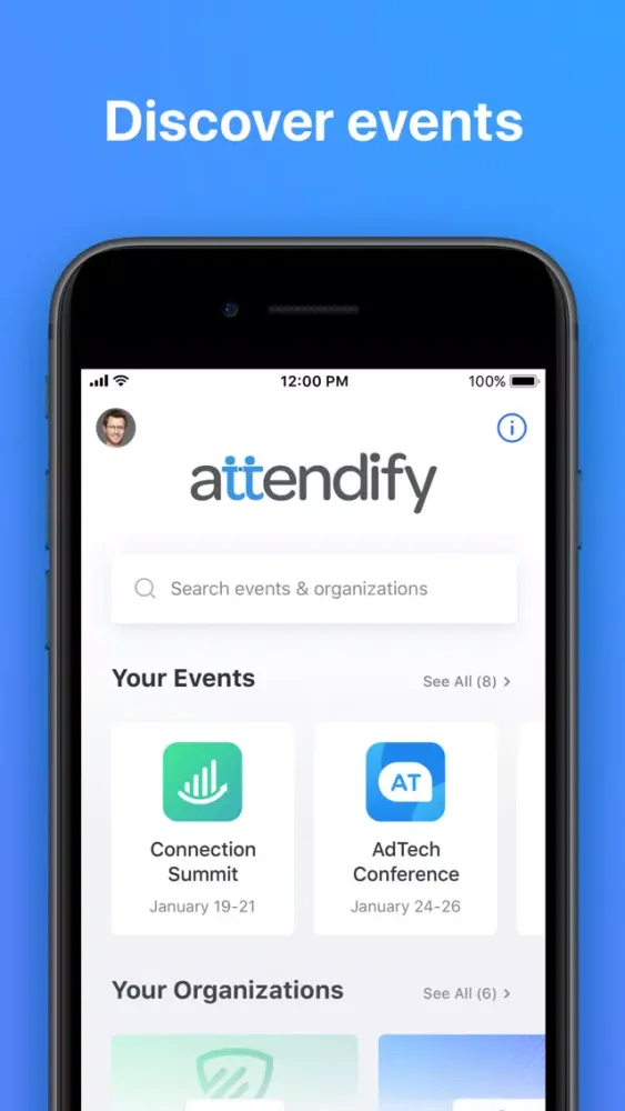 ภาพหน้าจอของ Attendify