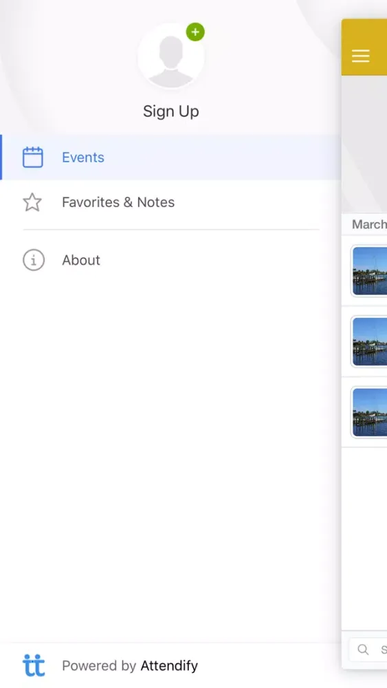 Tangkapan layar Assurex Global Events