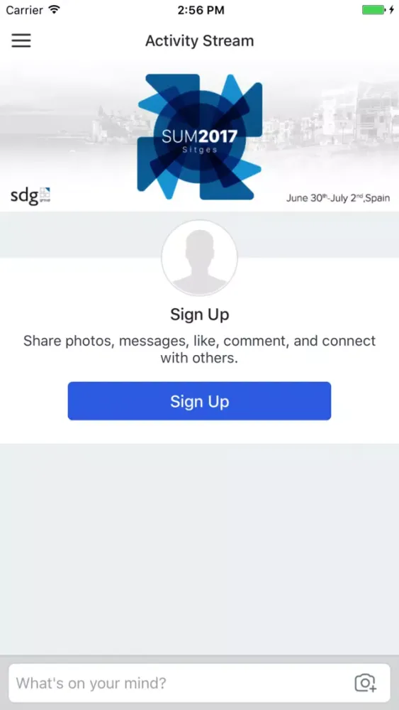 SDG SUM2017 Screenshots