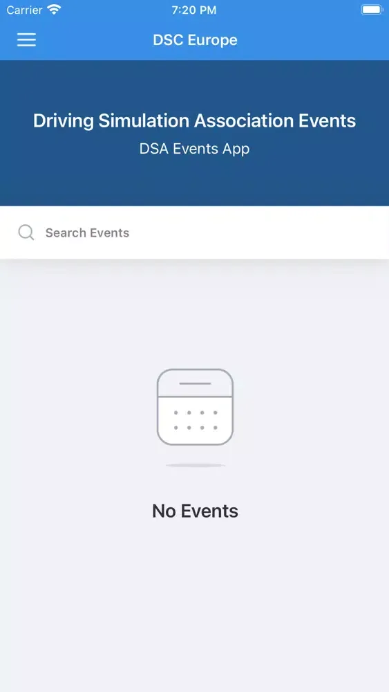 DSA Conferences スクリーンショット