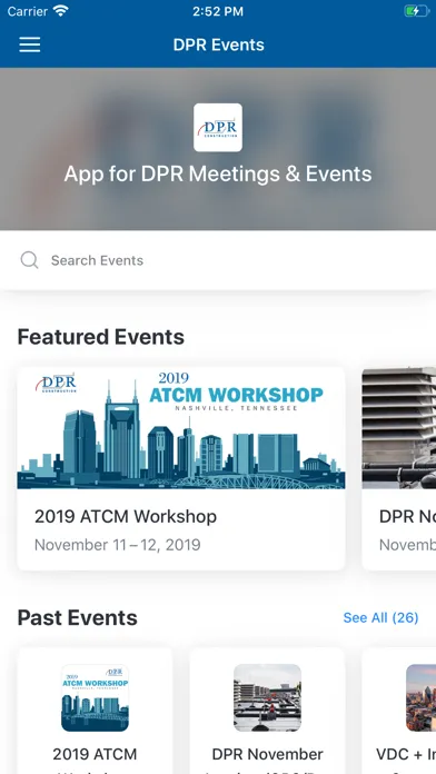 DPR Events 스크린샷