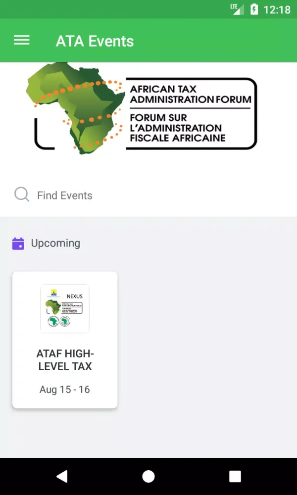 Zrzuty ekranu ATAF Events