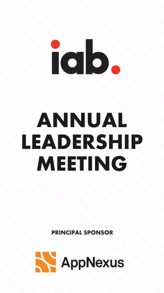 Capturas de pantalla de IAB Annual Meeting 2017