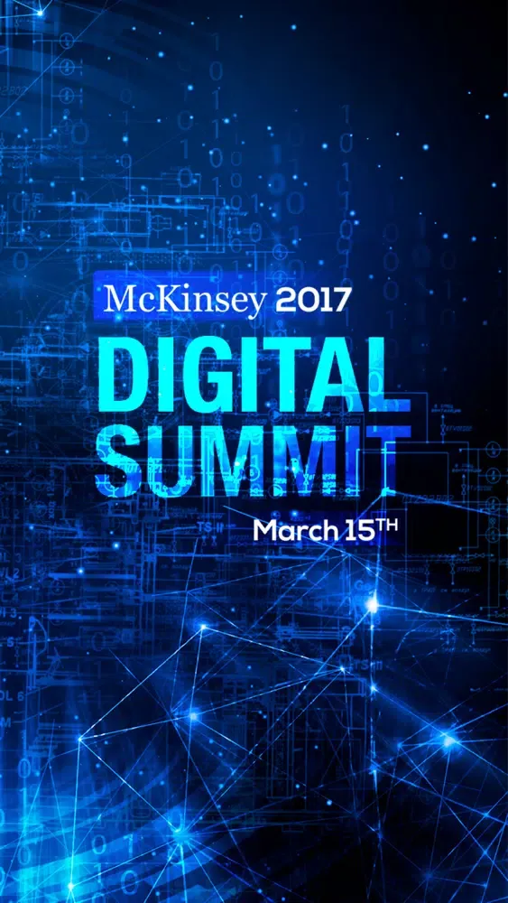 Screenshot di McKinsey 2017 Digital Summit