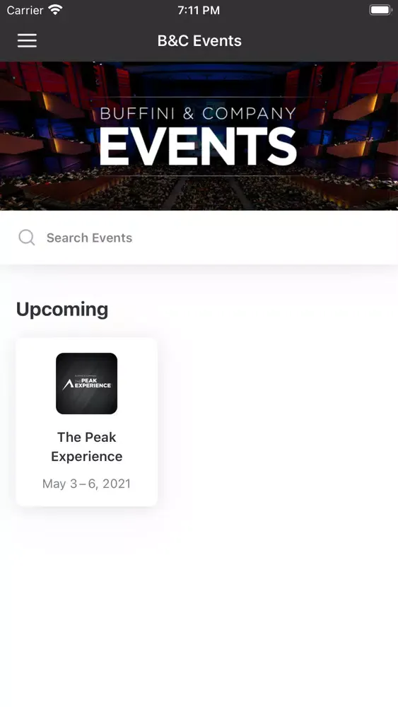 Captures d'écran de Buffini & Company Events