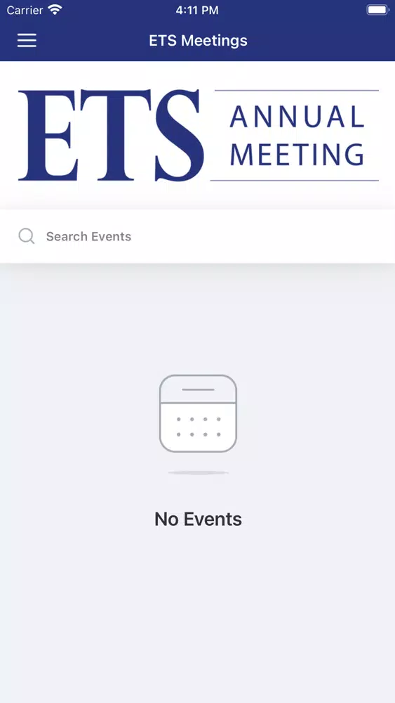 Capturas de tela do ETS Annual Meeting