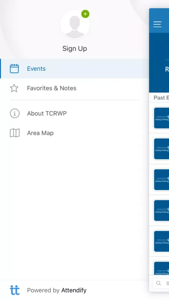 Zrzuty ekranu TCRWP App