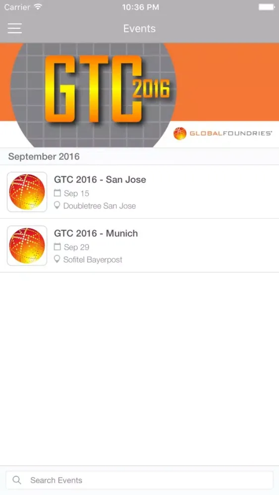 Zrzuty ekranu GLOBALFOUNDRIES - GTC