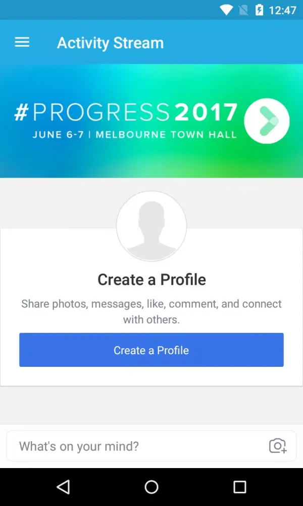 Captures d'écran de Progress 2017
