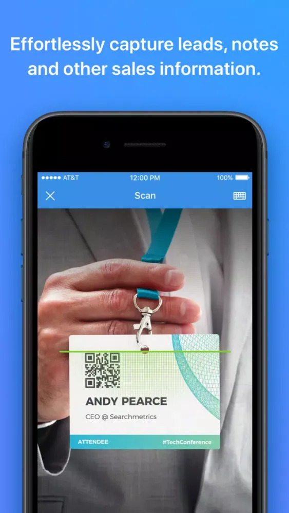 ภาพหน้าจอของ Lead Retrieval by Attendify