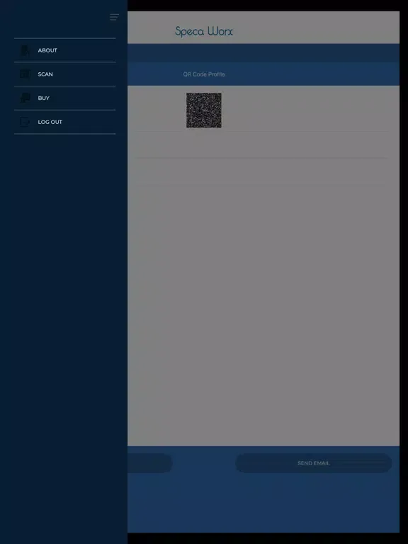 Capturas de tela do Speca Worx iPad 