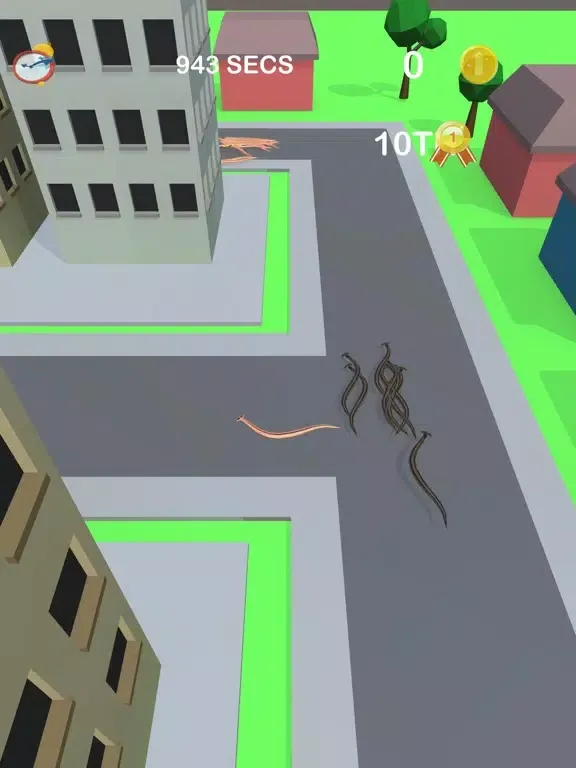 Ảnh chụp màn hình của Venom Worms Survival City iPad 