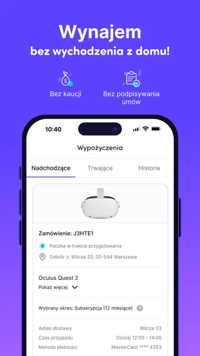 Captures d'écran de Plenti - Rent tech on-demand