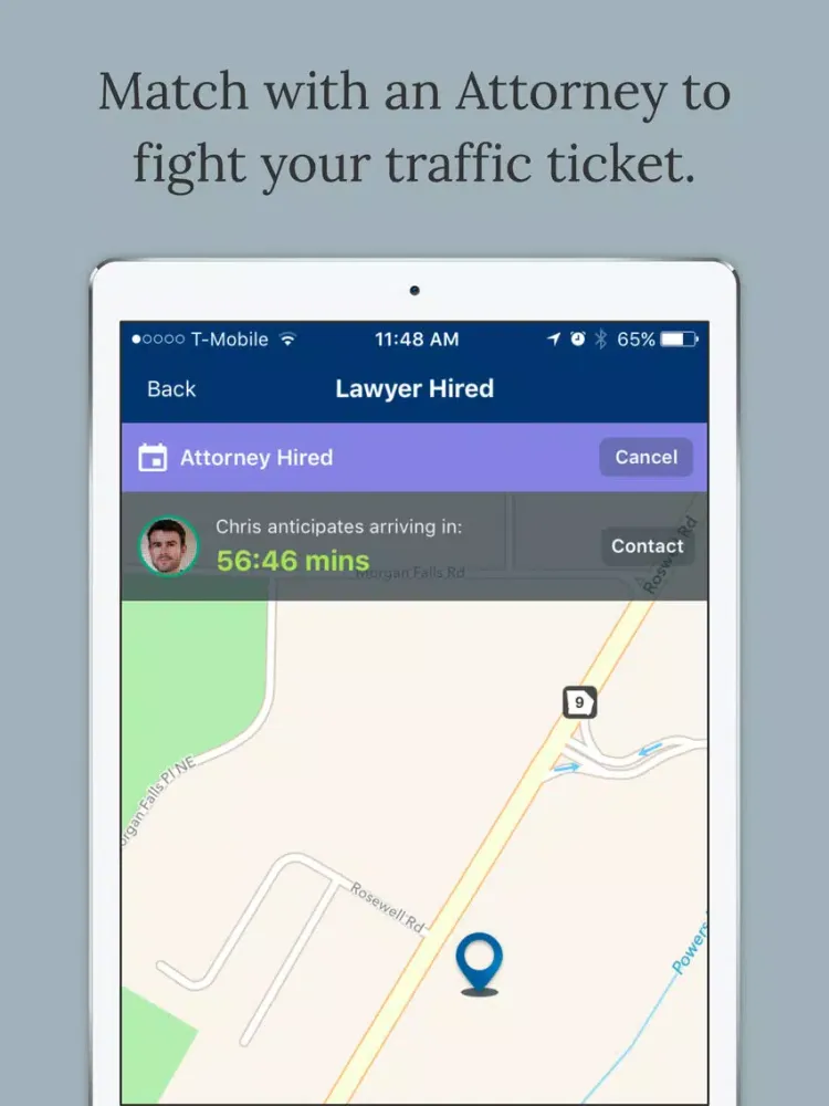 Atticus -Fight Traffic Tickets iPad 應用截圖