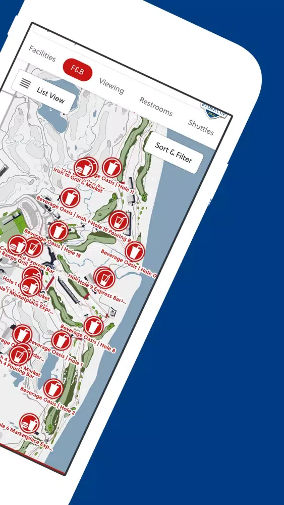 Captures d'écran de Ryder Cup On-Site Guide