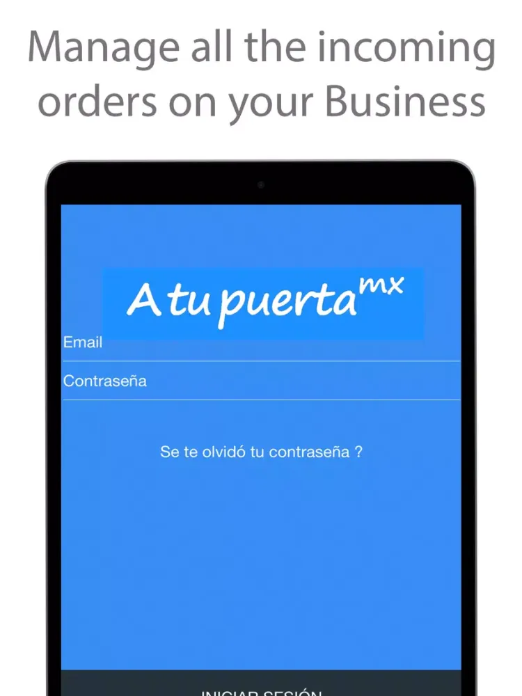 Capturas de tela do A TU PUERTA MEXICO BUSINESS iPad 