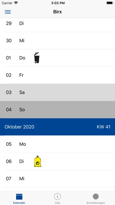 Abfall App SM-MGN Screenshots