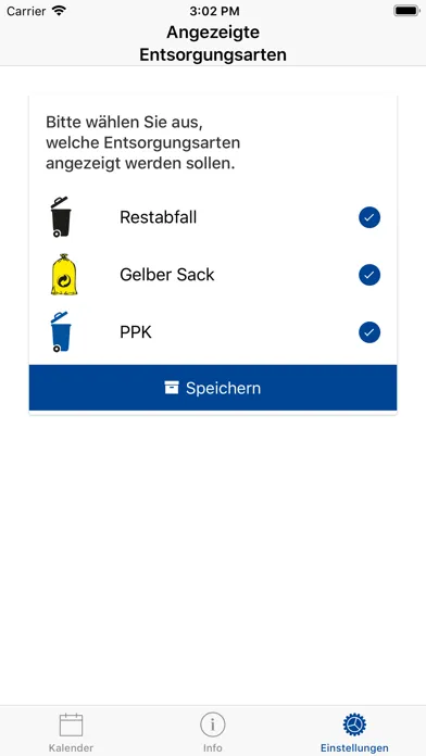 Abfall App SM-MGN Screenshots