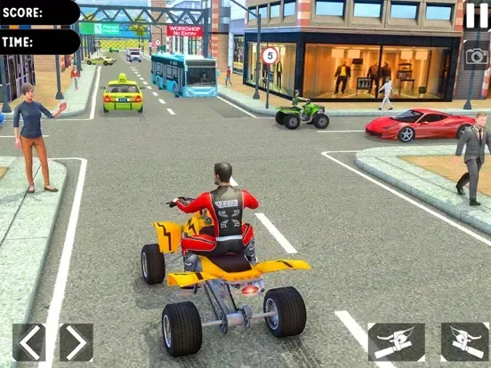 Screenshot di ATV Quad Bike ATV Taxi Driver iPad 