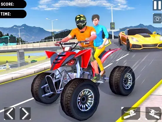 Screenshot di ATV Quad Bike ATV Taxi Driver iPad 