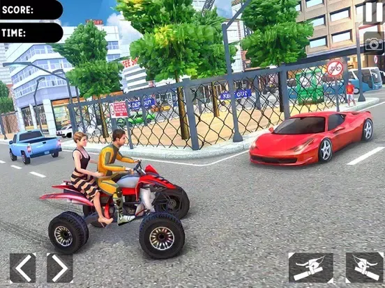 Screenshot di ATV Quad Bike ATV Taxi Driver iPad 