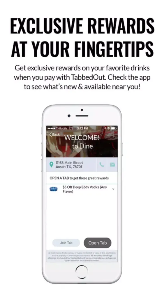 TabbedOut - Pay Your Tab with Your Phone Screenshots