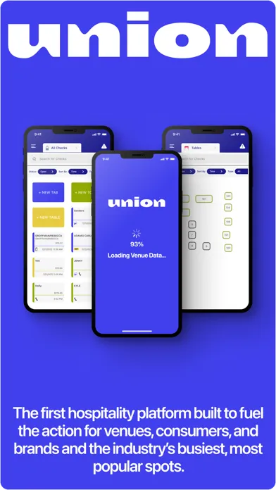 Union Point of Sale Screenshots