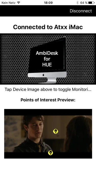 Captures d'écran de AmbiDesk Remote