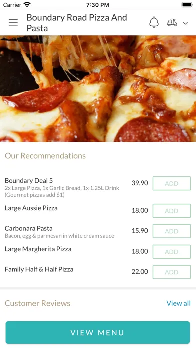 صور Boundary Road Pizza And Pasta.