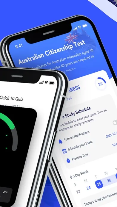 Capturas de pantalla de Citizenship Test AU 2024 prep